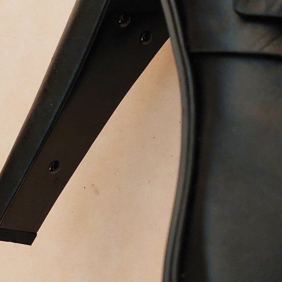 BCBGMAXAZARIA Nitza Black Leather Platform High Heel Boots Retail $495 - Picture 7 of 15